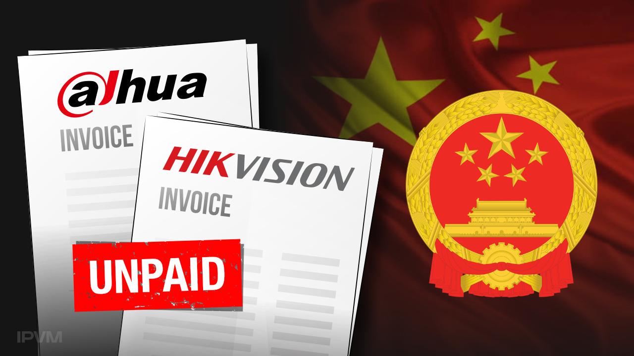 Dahua and Hikvision Address Unpaid PRC China Government Deals