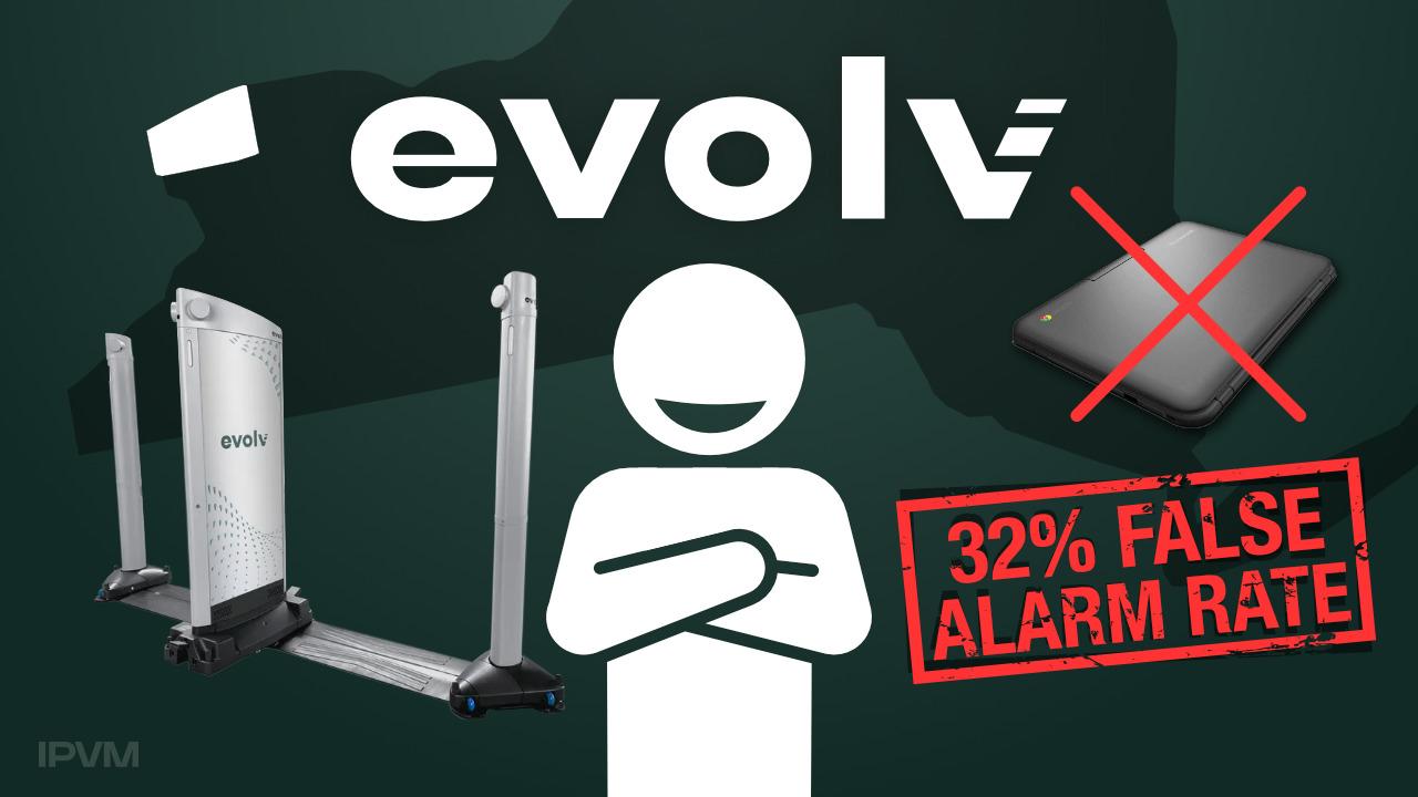 Evolv School Customer Has 32% False Alarm Rate Without Chromebooks