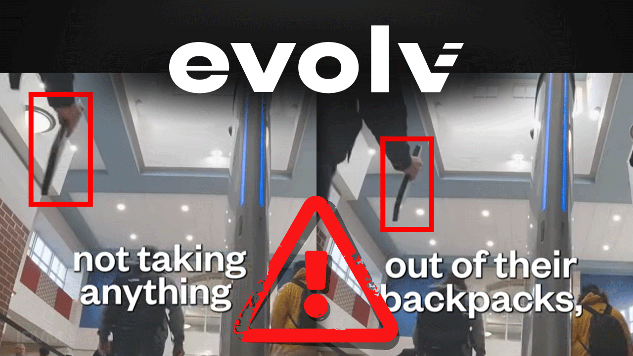 Evolv's CEO School Backpack Claim Contradicted In Own Video