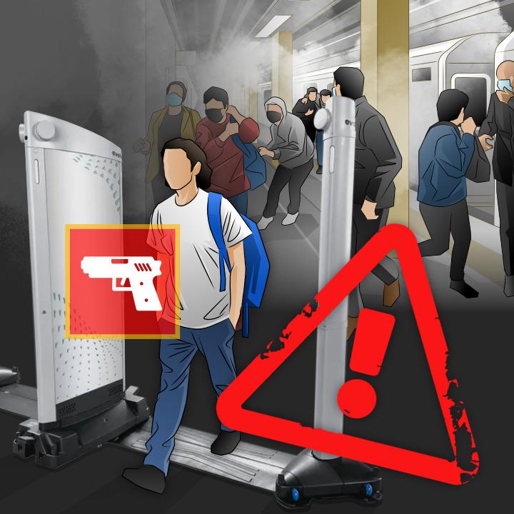 The Logistical Problems of Using "Weapon Detectors" For Subways