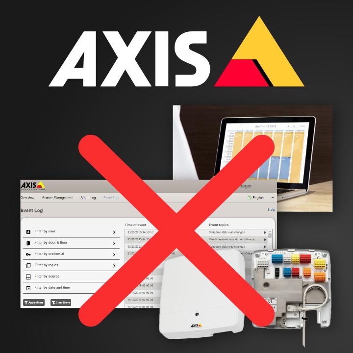 Axis Discontinuing Entry Manager