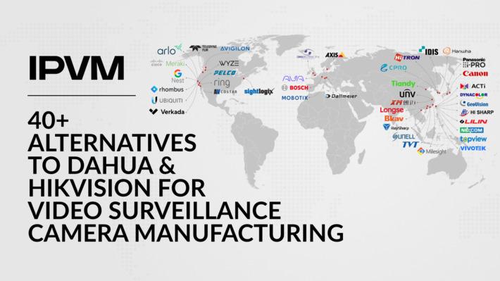 40+ Alternatives to Dahua & Hikvision For Video Surveillance Camera Manufacturing